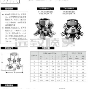 固定式槽罐清洗喷头6353系列