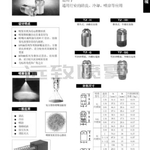 通用实心锥形喷嘴--H系列