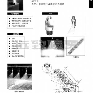 高冲击力扇形喷嘴--P系列